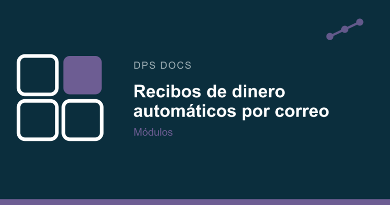 Recibos de dinero automáticos por correo