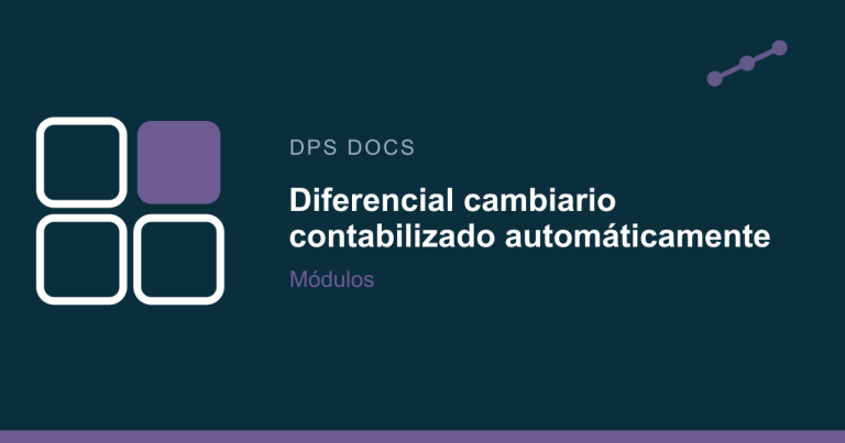 Diferencial cambiario contabilizado automáticamente