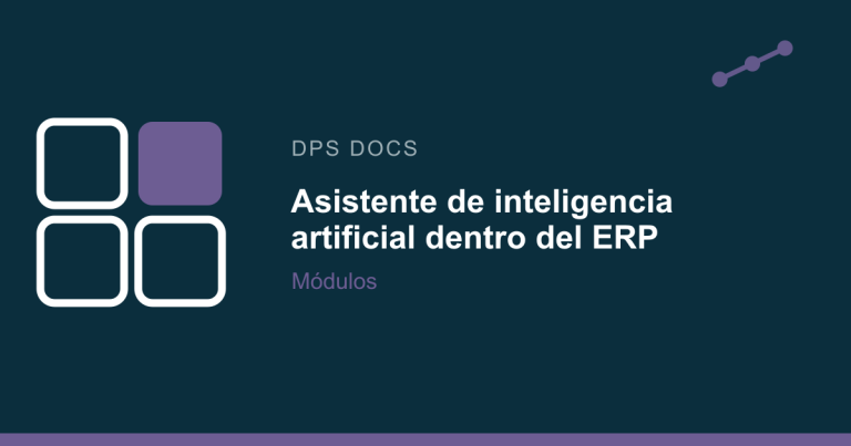Asistente de inteligencia artificial dentro del ERP